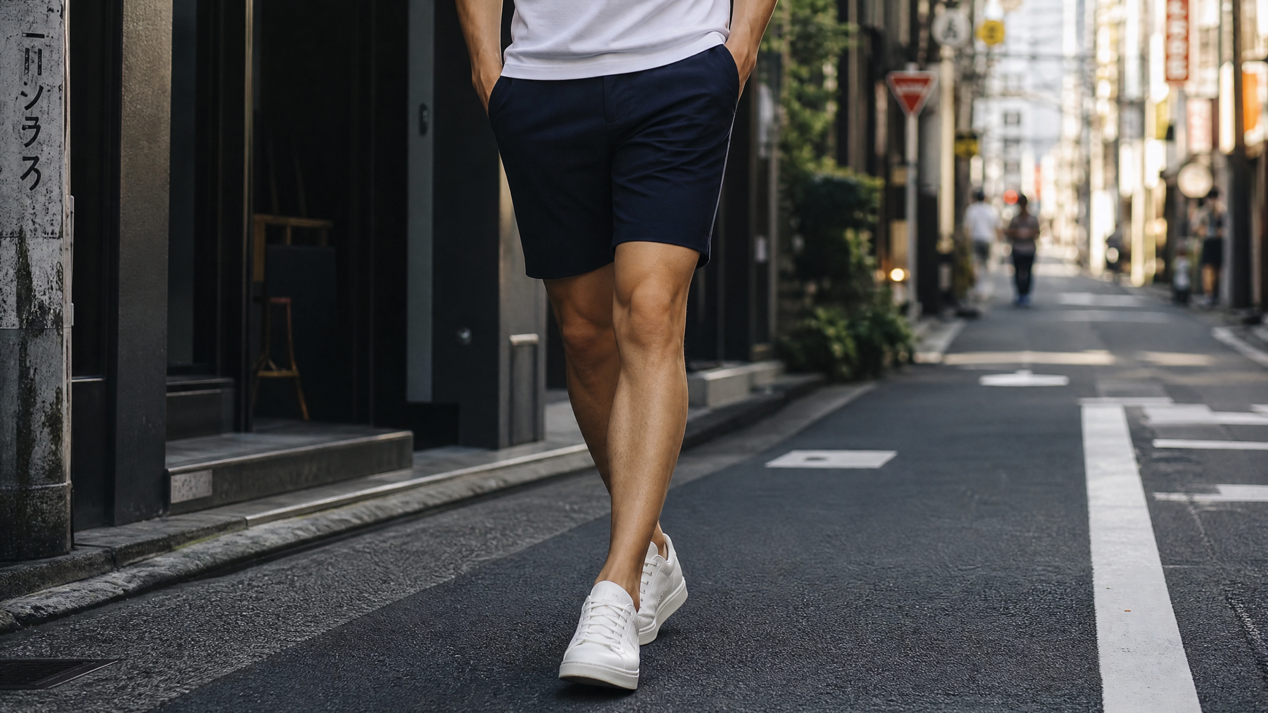 ハーフパンツを着こなすために。 メンズ脚脱毛のすすめと 「清潔感」の境界線